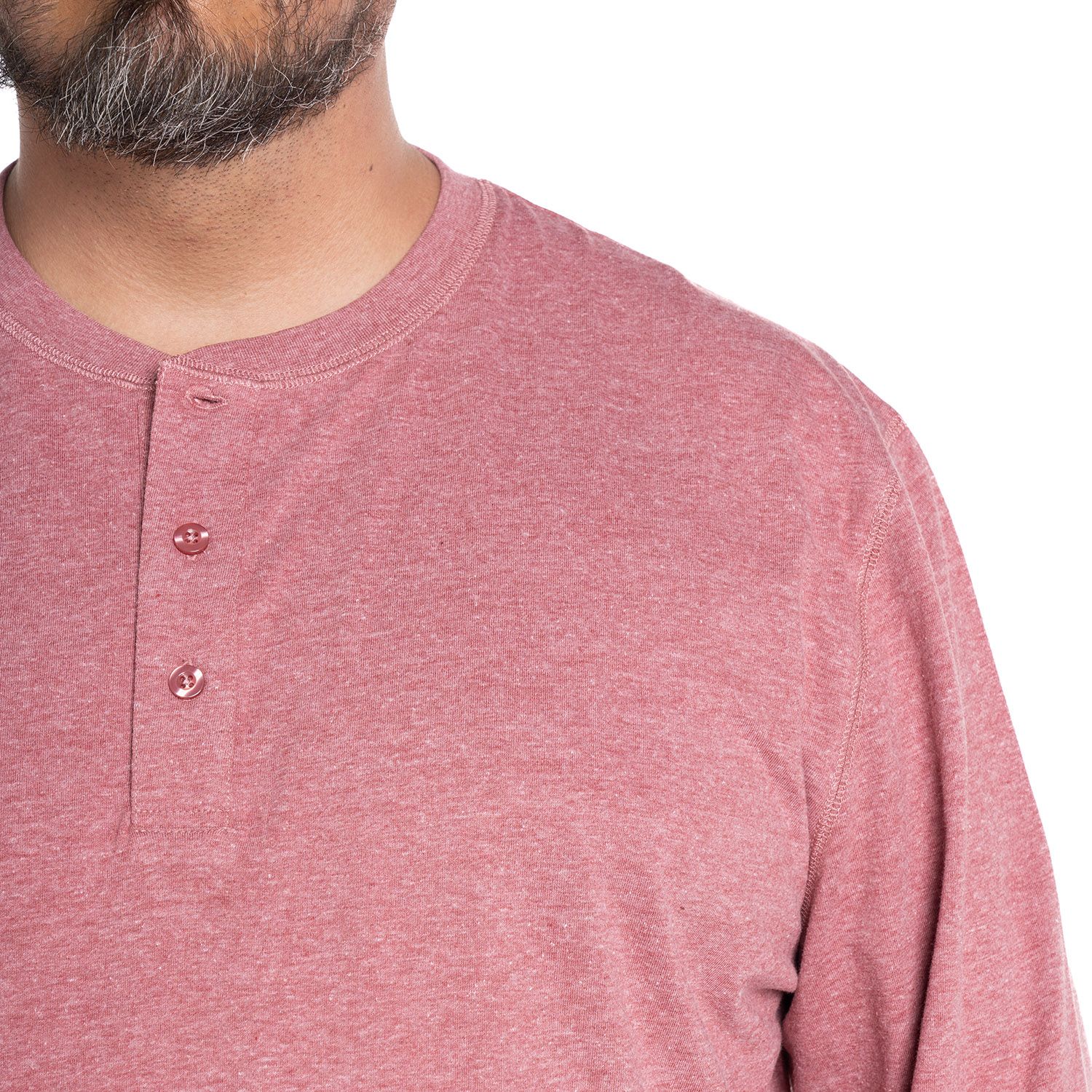 Polera Manga Larga Jersey Botones