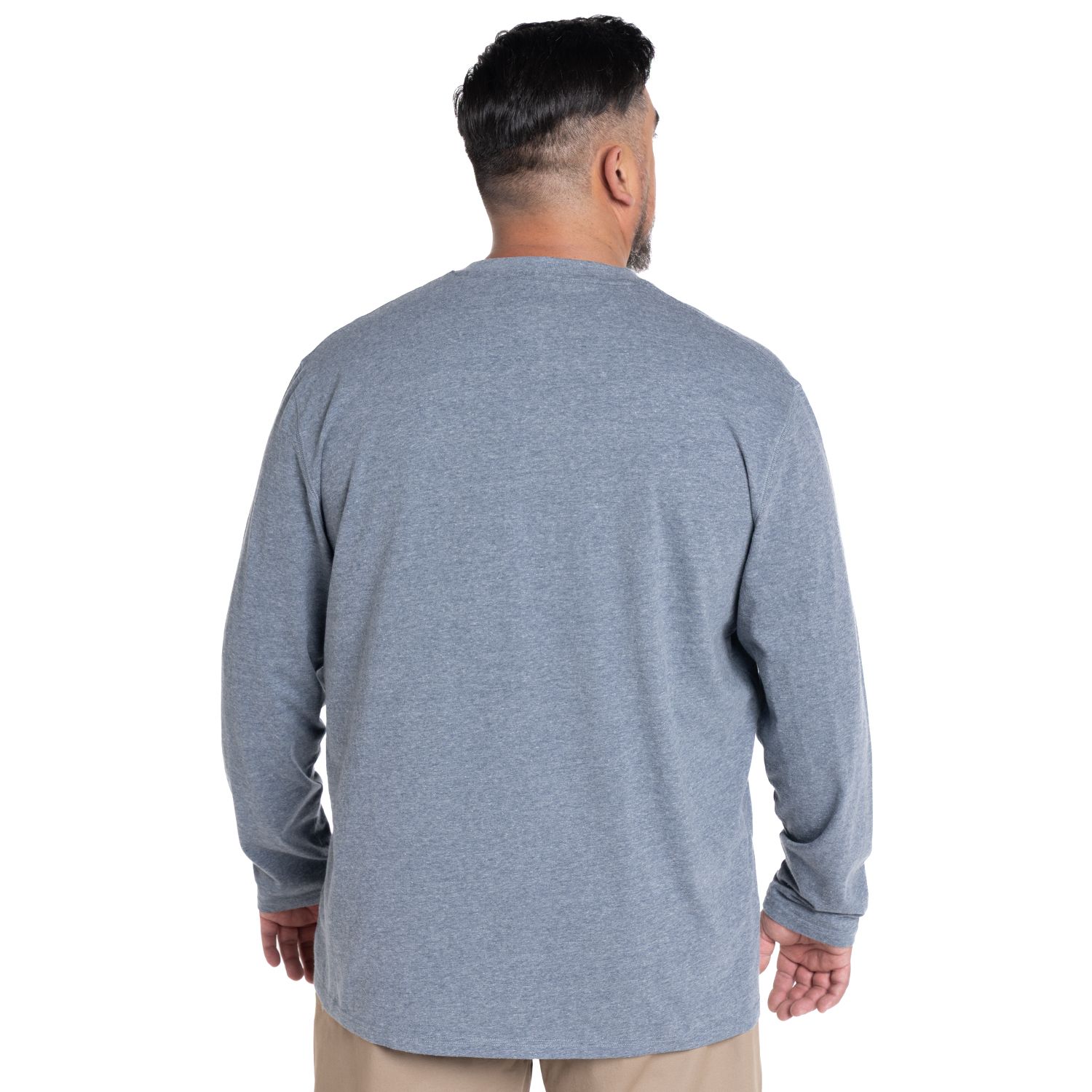 Polera Manga Larga Jersey Botones