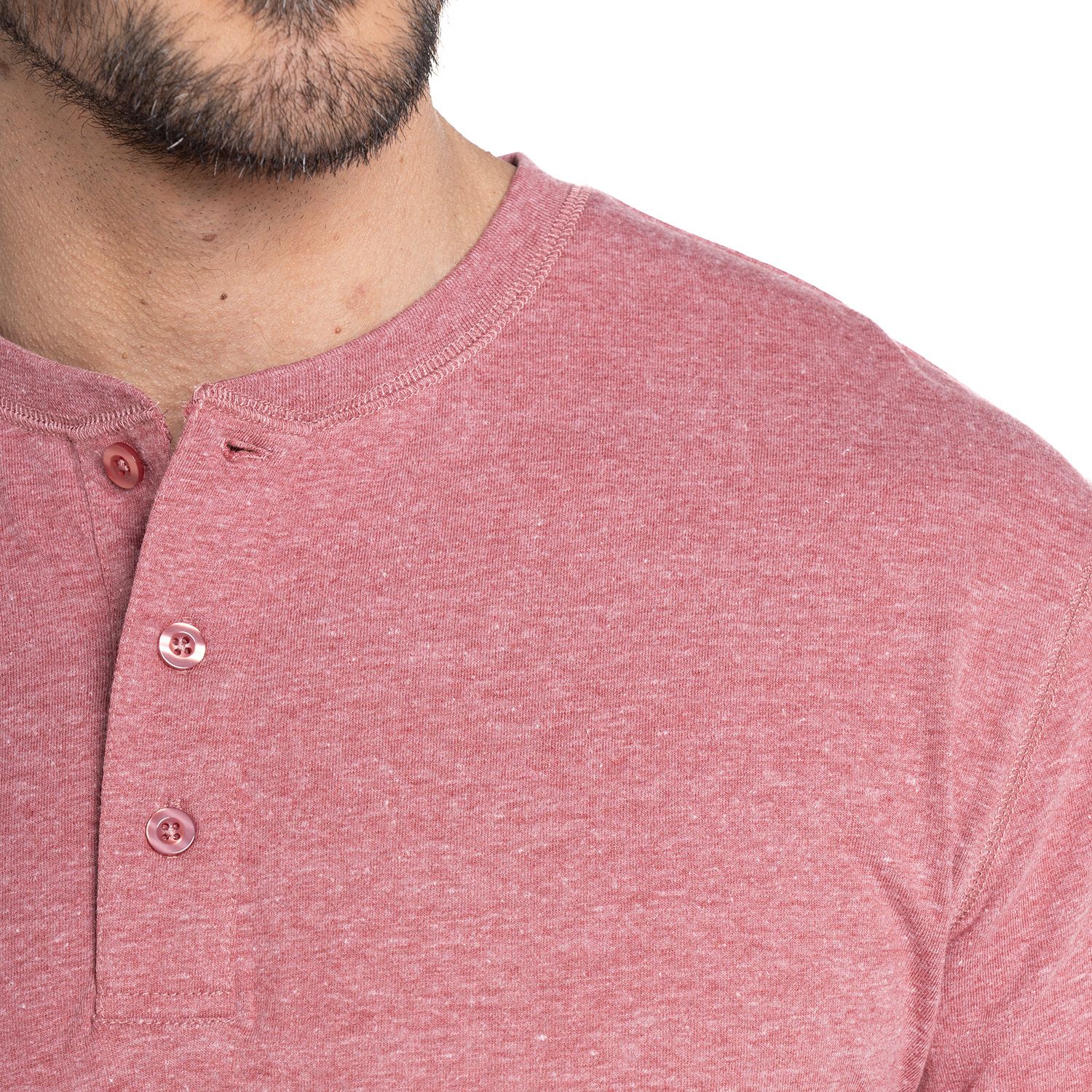 Polera Manga Larga Jersey Botones