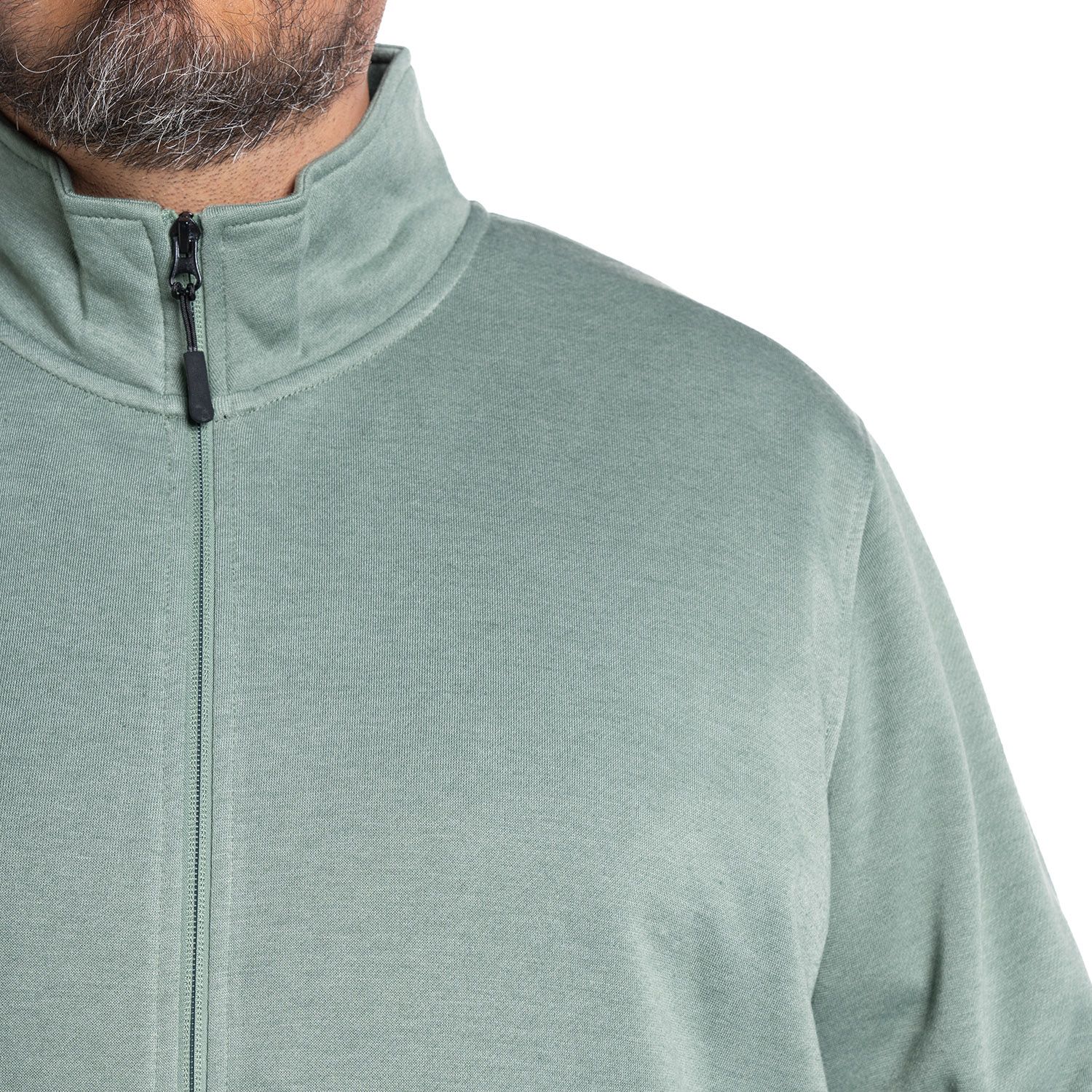 Poleron Cuello Alto Sin Capucha