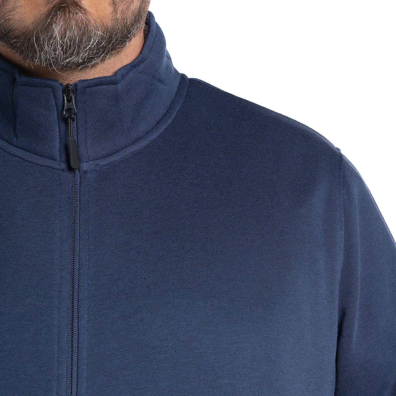Poleron Cuello Alto Sin Capucha