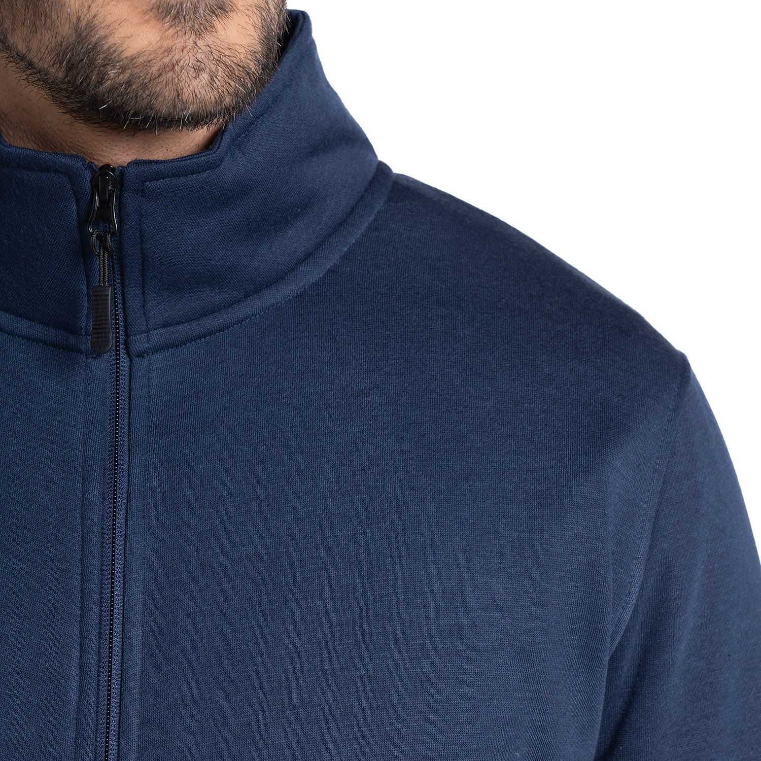 Poleron Cuello Alto Sin Capucha