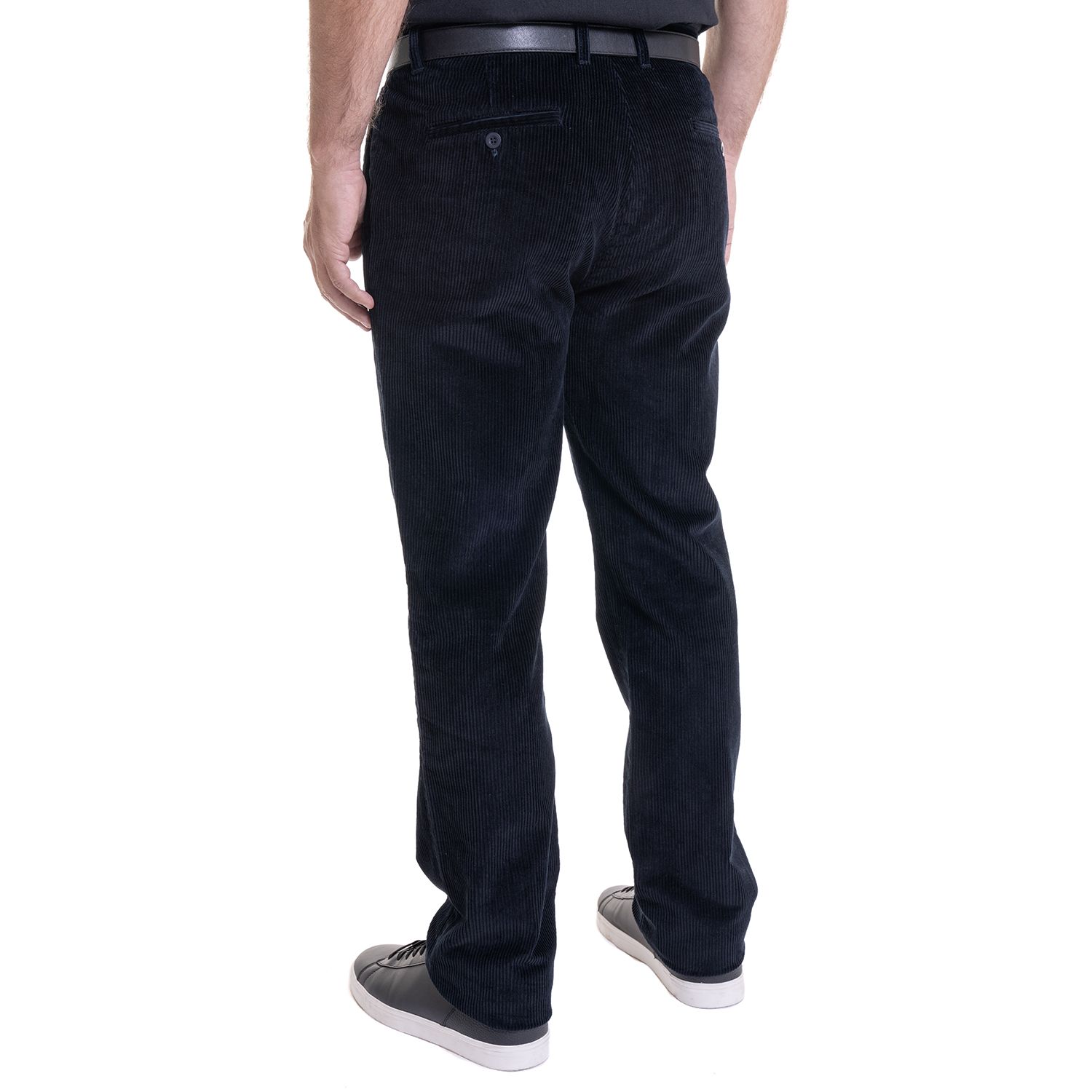 Pantalon Cotele Con Pinzas Regular Fit 8 Canales