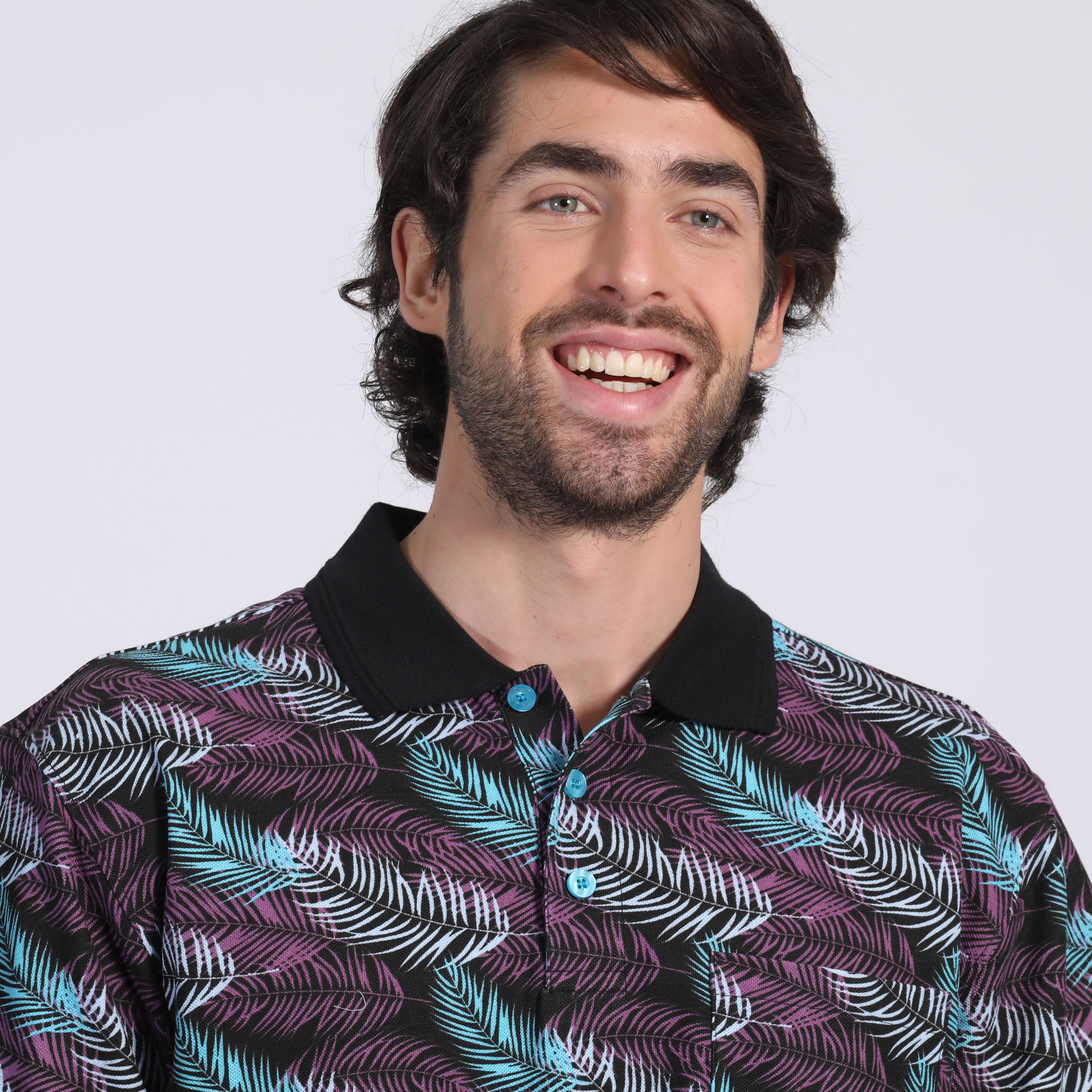 Polera Manga Corta Pique Estampada 