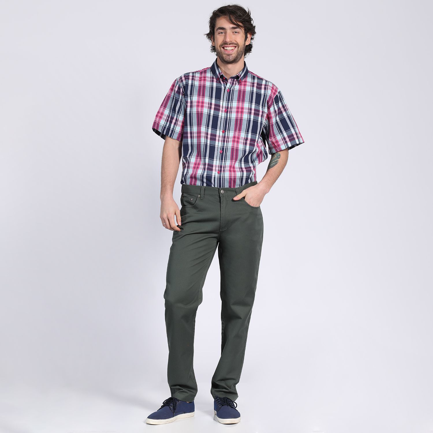 Pantalon Hombre 5 Bolsillos Tc Twill 