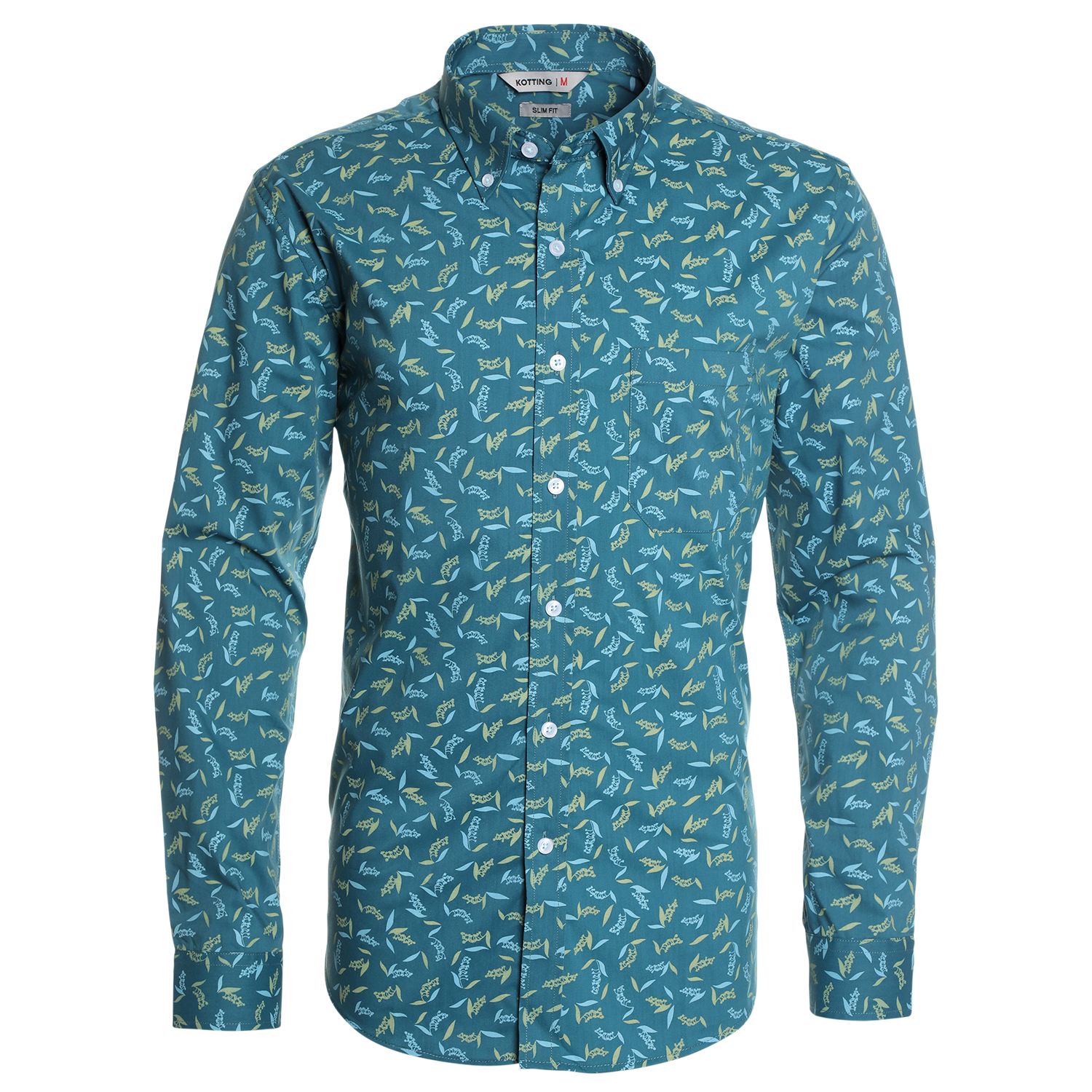 Camisa Sport Estampada Manga Larga Spandex