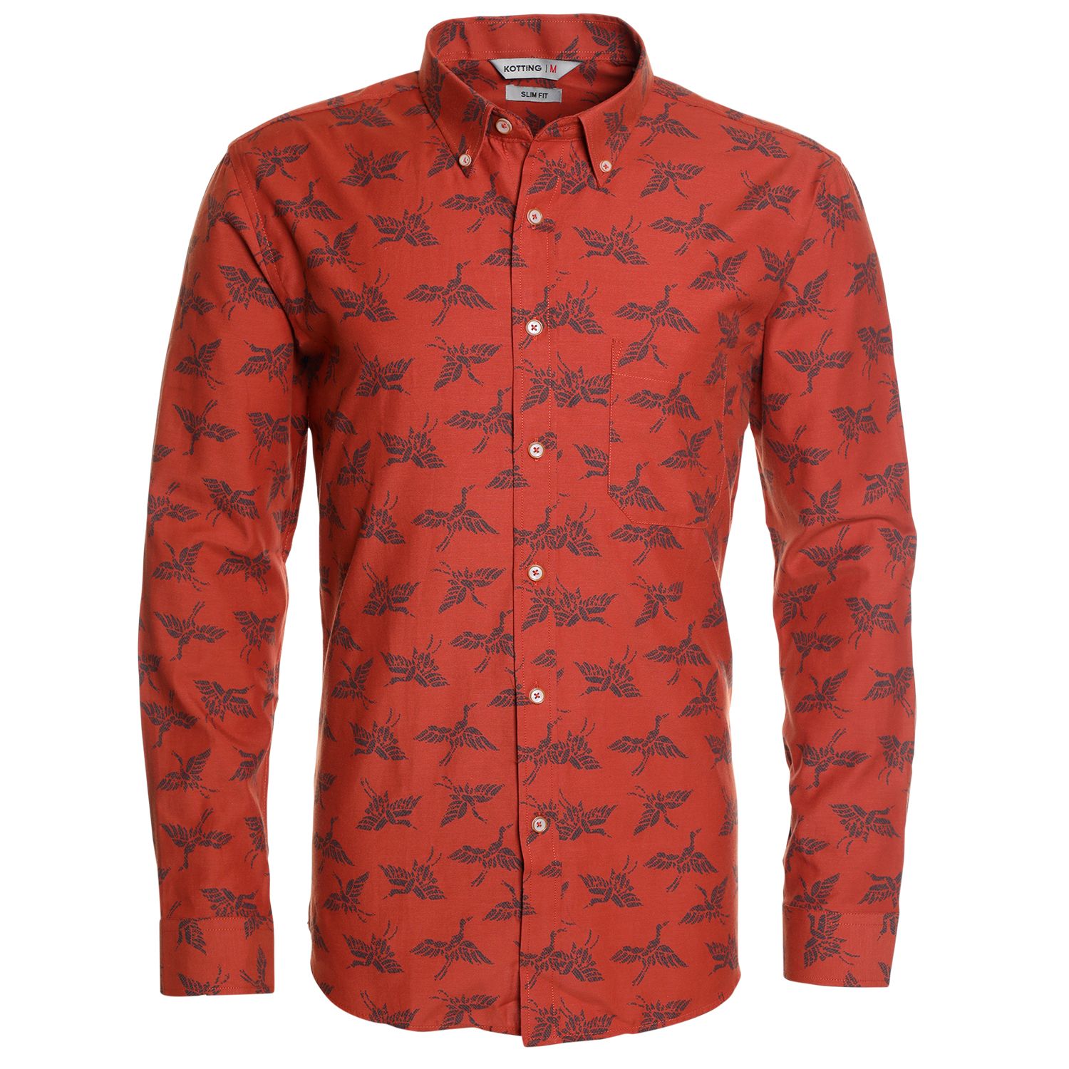 Camisa Oxford Estampada