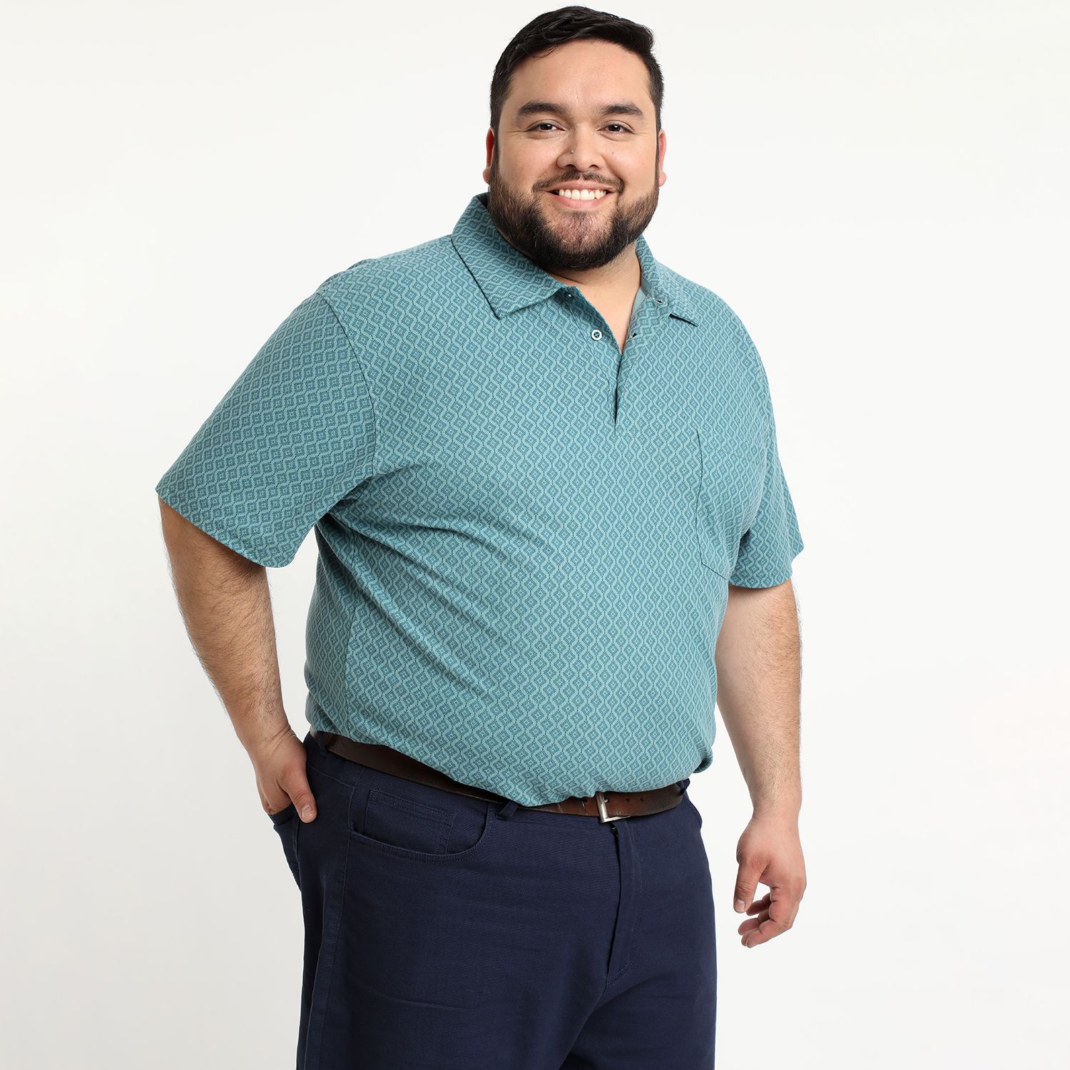 Polera Pique Estampada