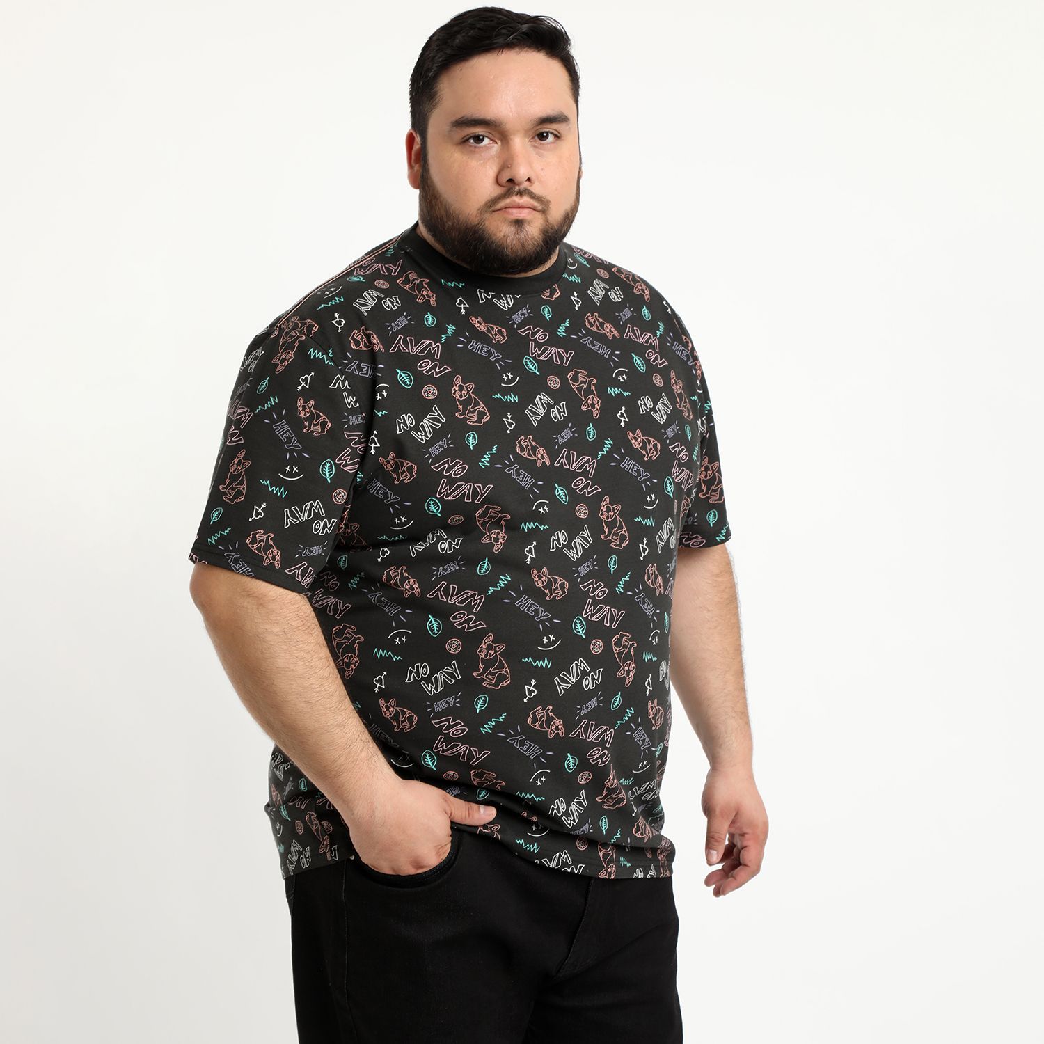 Polera Jersey Print