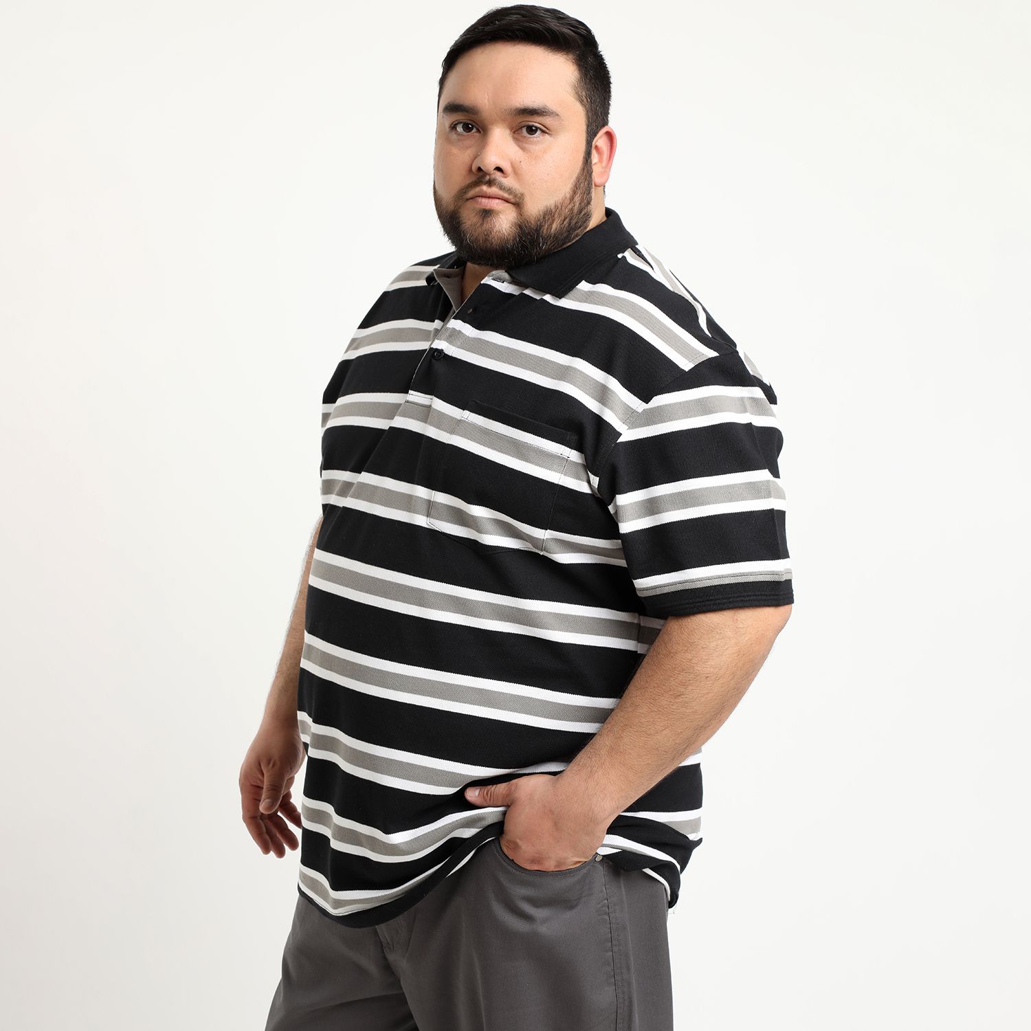 Polera Pique Listada