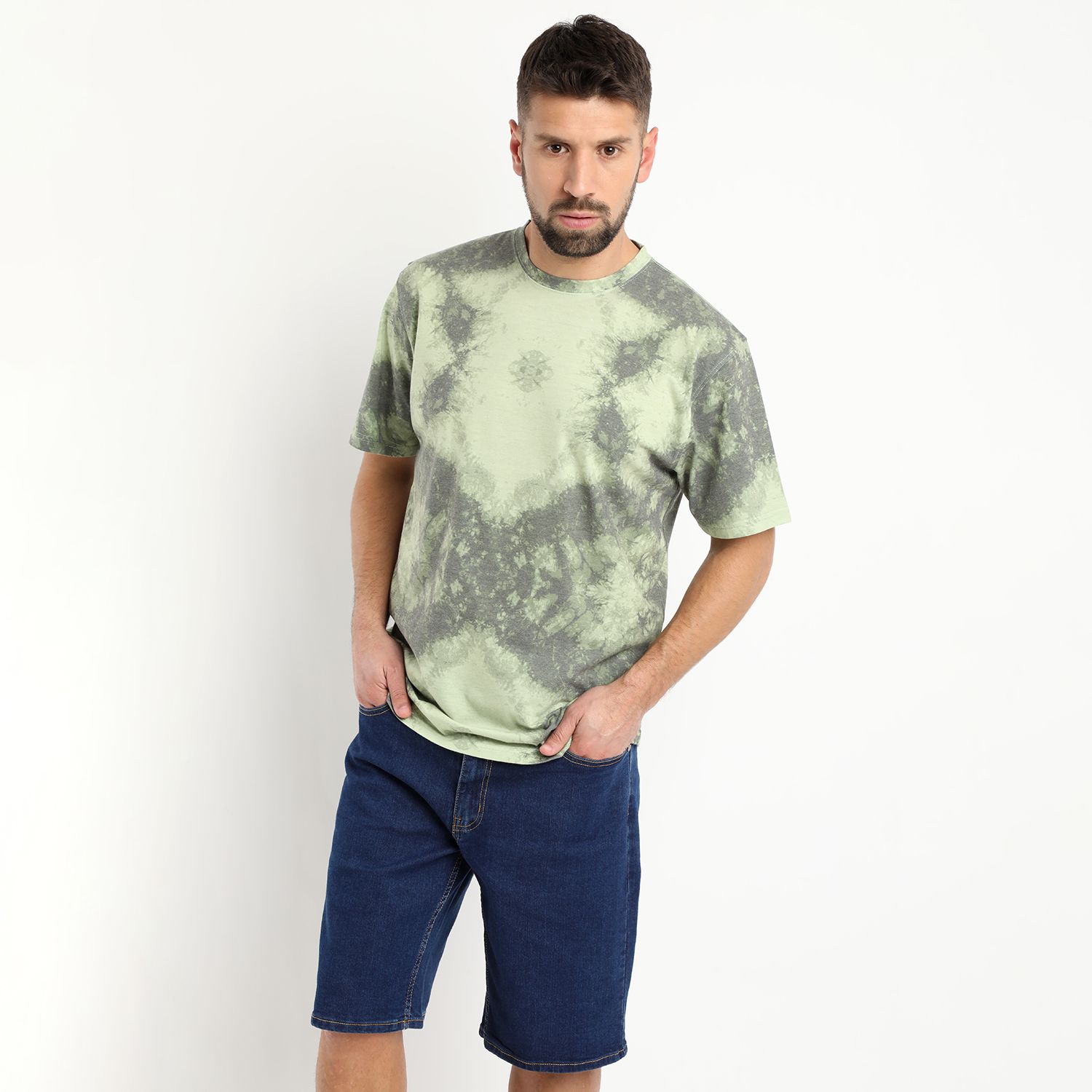 Polera Tie Dye Cuello Redondo