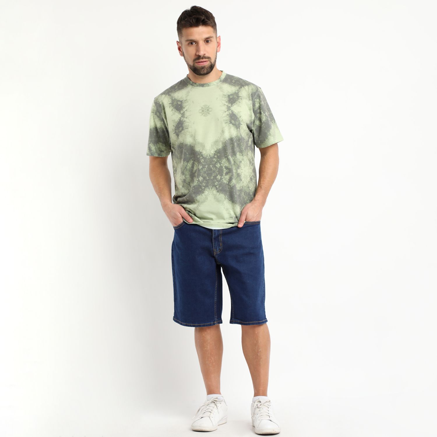 Polera Tie Dye Cuello Redondo