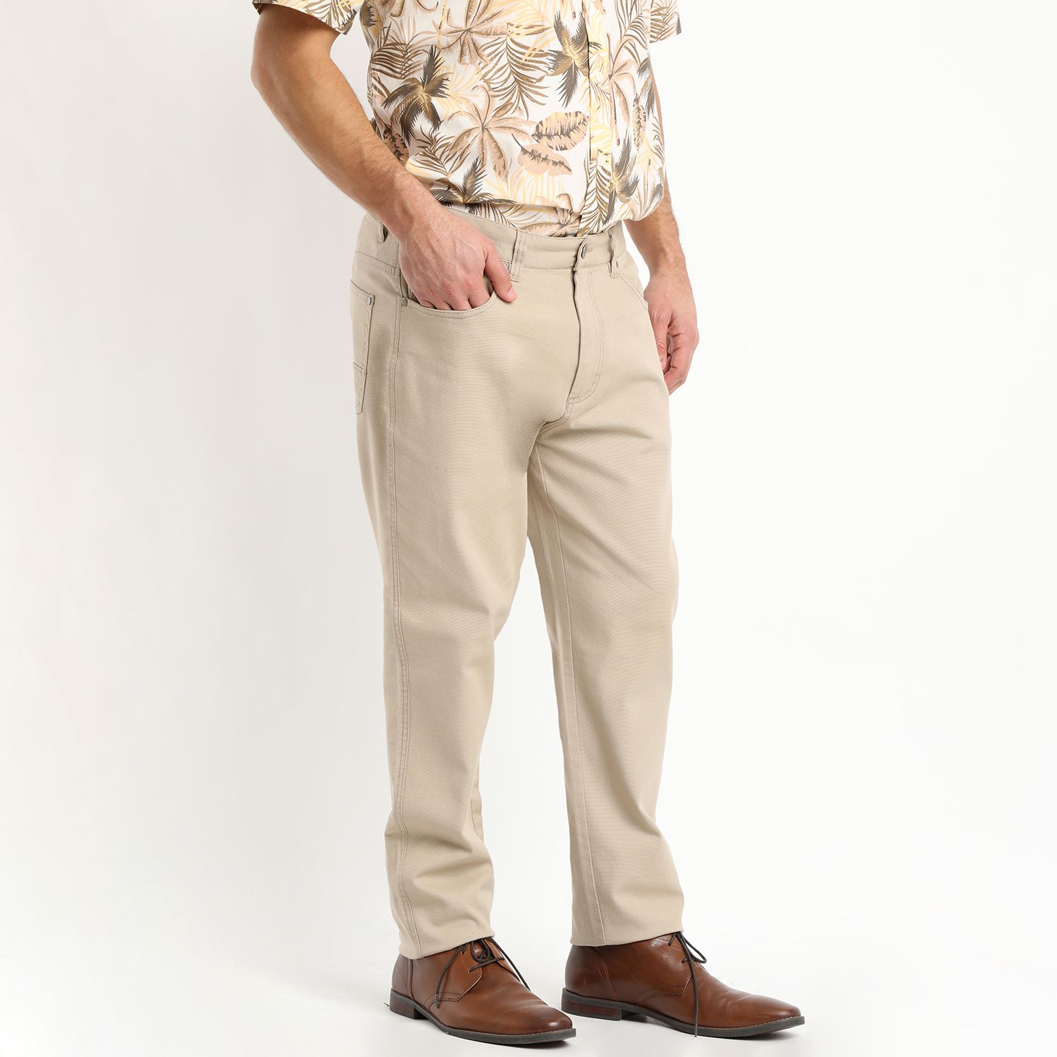 Pantalon Canvas 5 Bolsillos Spandex