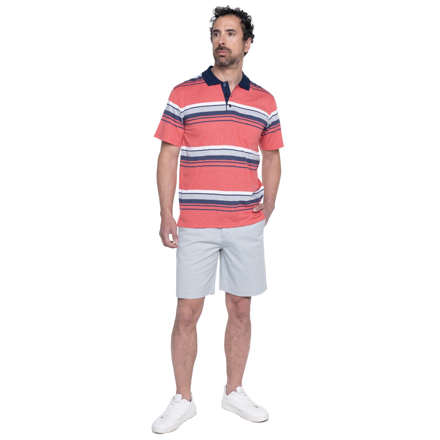 Bermuda Gabardina Frente Plano