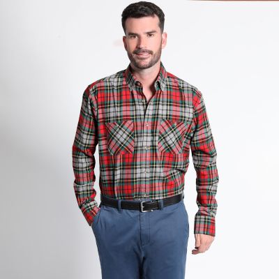 Camisa Villela Fantasia Manga Larga Regular Fit