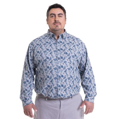 Camisa Manga Larga Villela Estampada