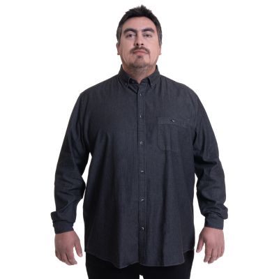 Camisa Manga Larga Denim Slim Fit