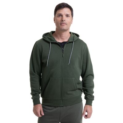 Poleron Full Zipper Canguro