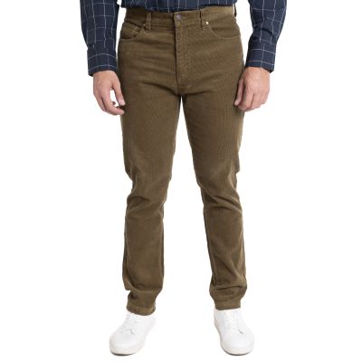 Pantalon Cotele 5 Bolsillos Regular Fit