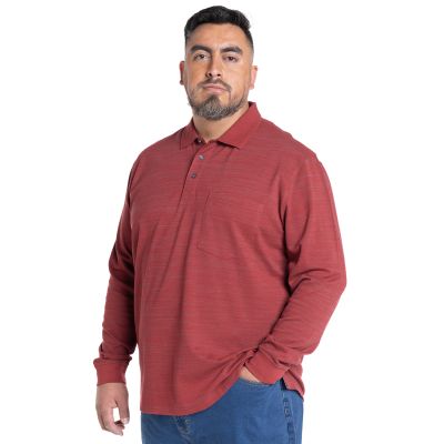 Polera Manga Larga Piqué Slub