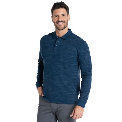 Polera Manga Larga Piqué Slub