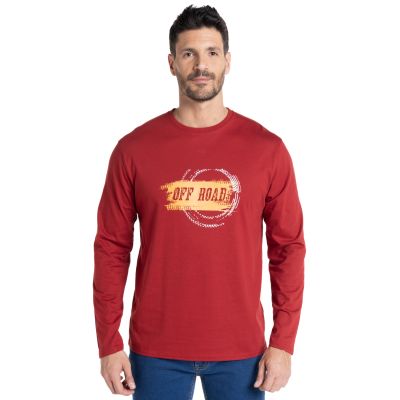 Polera Manga Larga Jersey Estampado Front