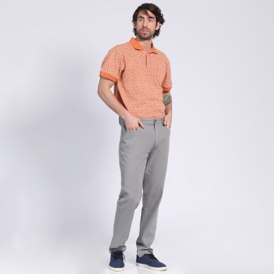 Pantalon Hombre Canvas 5 Bolsillos Spandex 