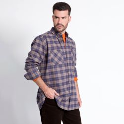 Camisa Villela Fantasia Manga Larga Regular Fit