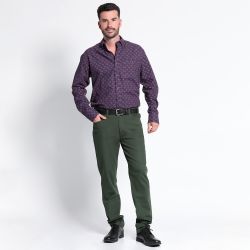 Pantalón Canvas 5 Bolsilllos Slim Fit Spandex