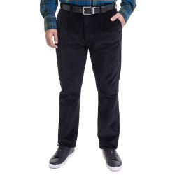 Pantalon Cotele Con Pinzas Regular Fit 8 Canales